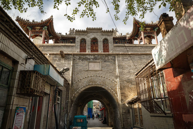 中國河北省張家口市堡子里景區晉商明清建筑