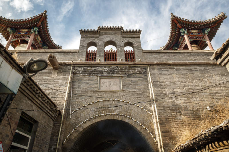 中國河北省張家口市堡子里景區晉商明清建筑