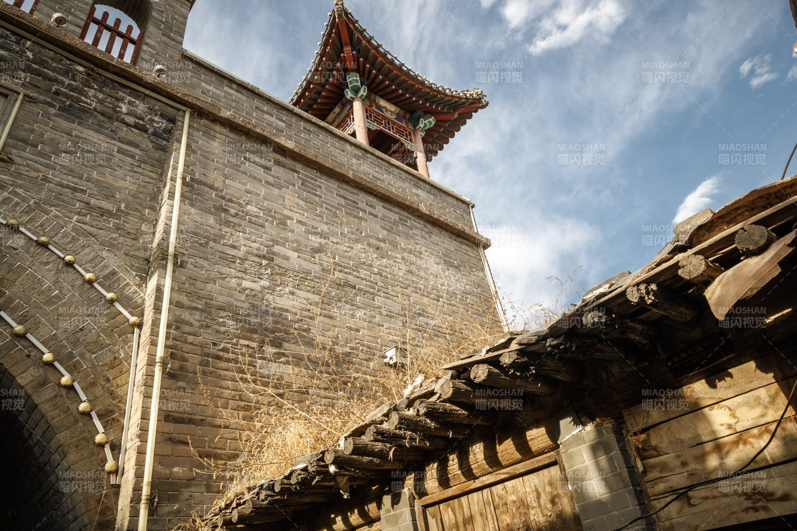 中國河北省張家口市堡子里景區晉商明清建筑