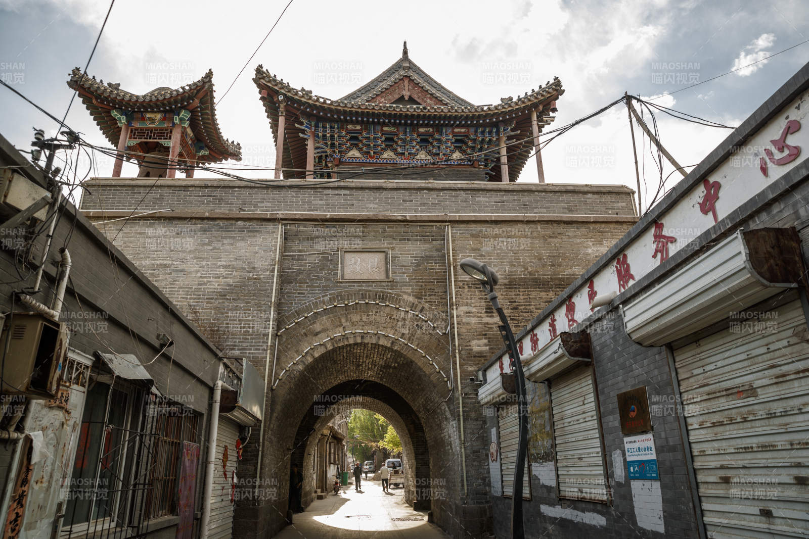 中國河北省張家口市堡子里景區(qū)晉商明清建筑