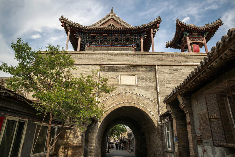 中國河北省張家口市堡子里景區晉商明清建筑