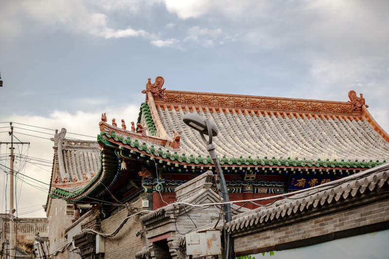 中国河北省张家口市堡子里景区晋商明清建筑