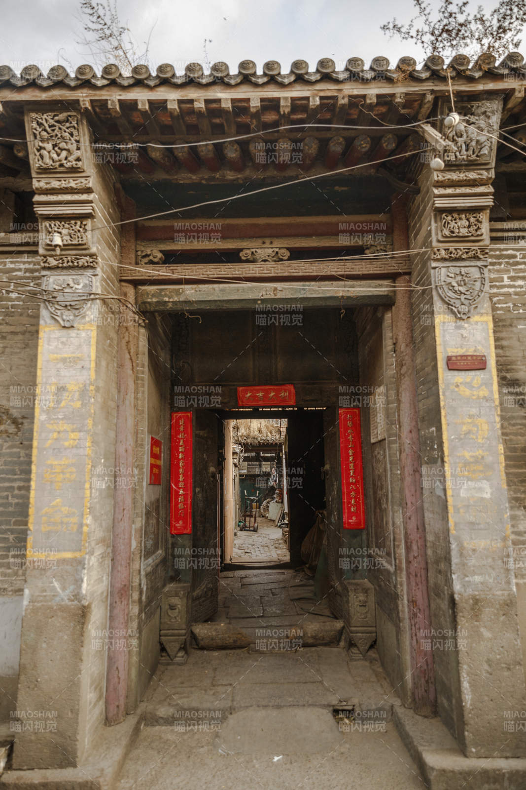 中国河北省张家口市堡子里景区晋商明清建筑