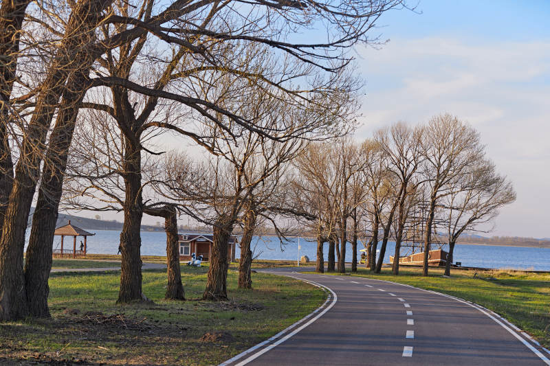 河北省沽源县天鹅湖湿地公园风景