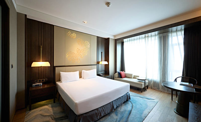 高档五星级酒店客房内部展示