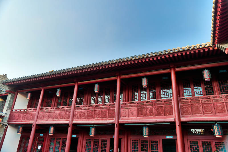 中国河北省张家口市堡子里景区口皮博物馆