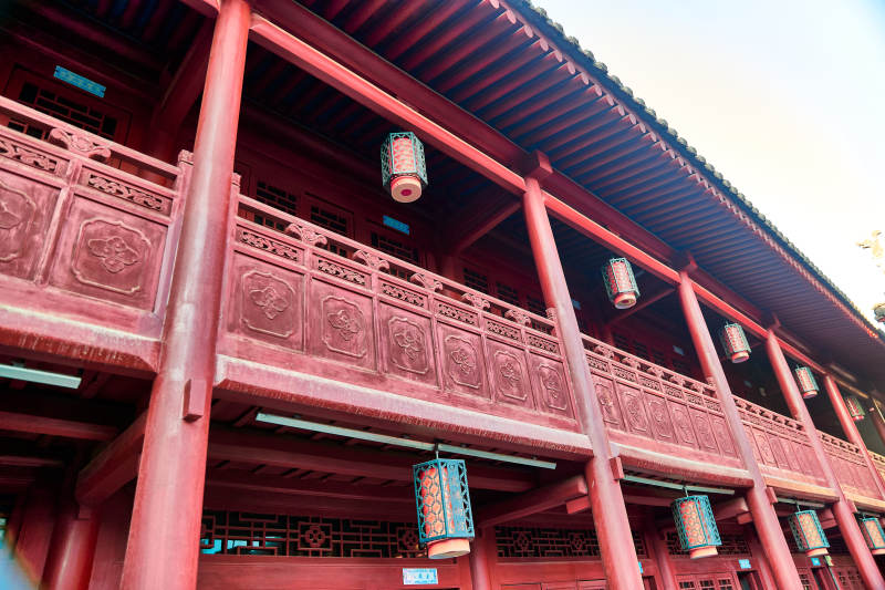 中国河北省张家口市堡子里景区口皮博物馆