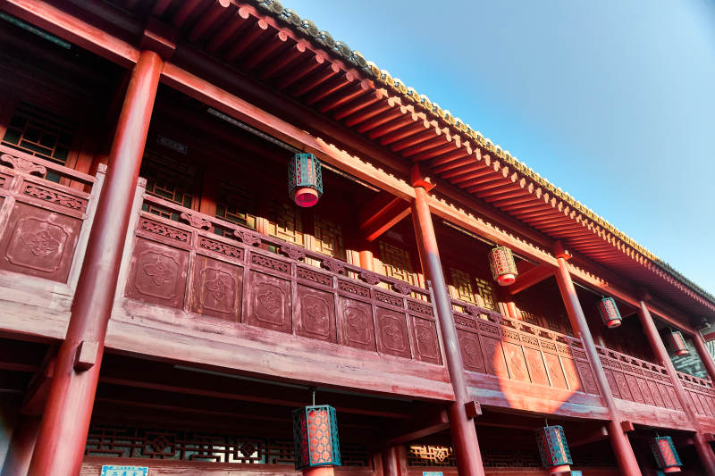 中国河北省张家口市堡子里景区口皮博物馆