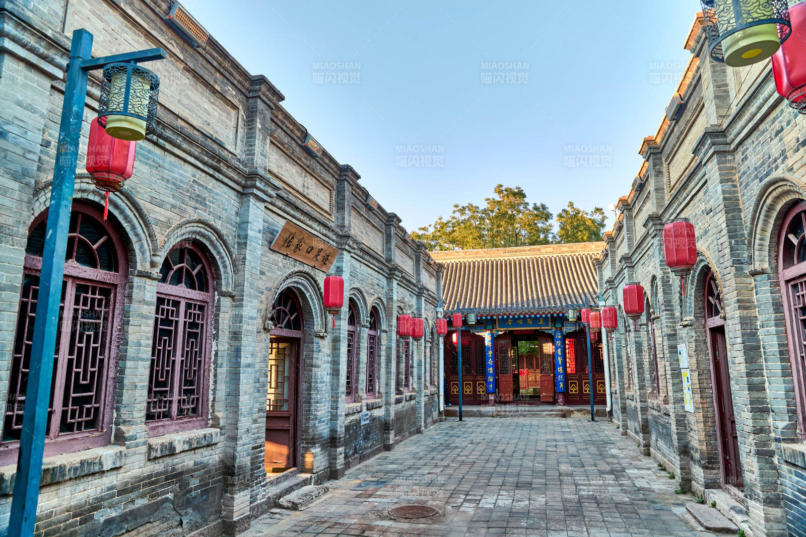 中國河北省張家口市堡子里景區輪才書院