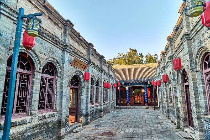 中国河北省张家口市堡子里景区轮才书院