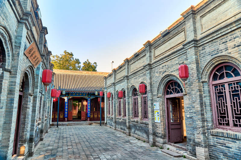 中国河北省张家口市堡子里景区轮才书院