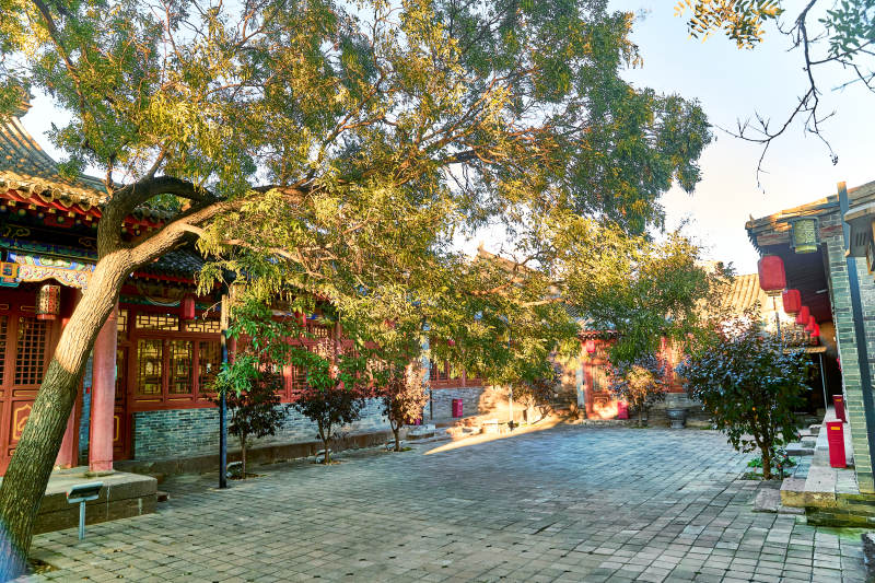 中国河北省张家口市堡子里景区轮才书院