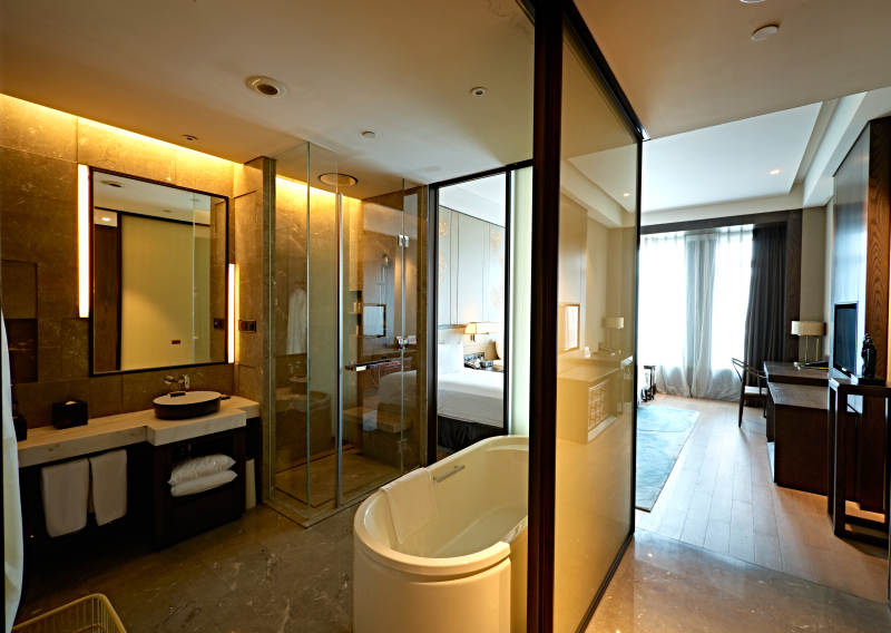 高档五星级酒店客房内部展示