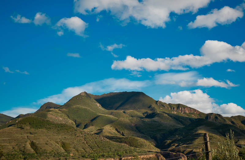 中国河北省张家口市崇礼县四杆旗脱贫致富村