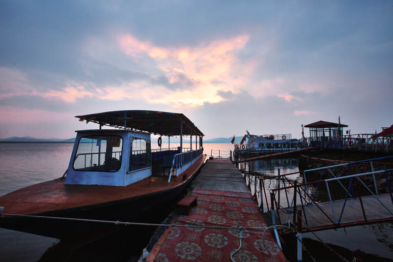 中国河北省张家口地区沽源县闪电湖景区夏天