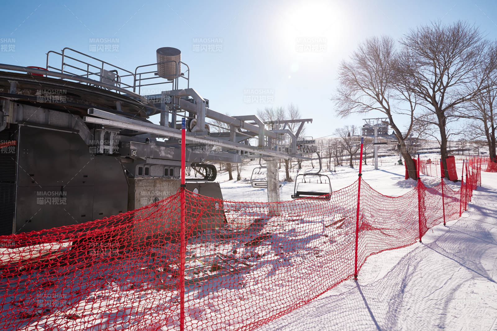 中国河北省沽源县库伦淖滑雪场