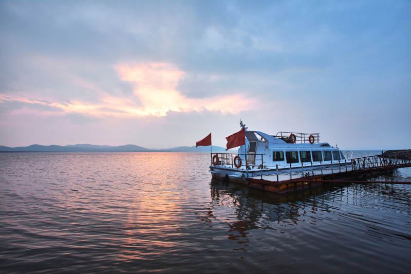 中国河北省张家口地区沽源县闪电湖景区夏天