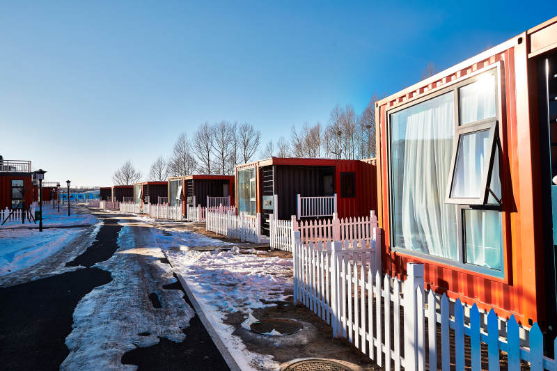 中国河北张家口沽源县库伦淖景区集装箱酒店公寓