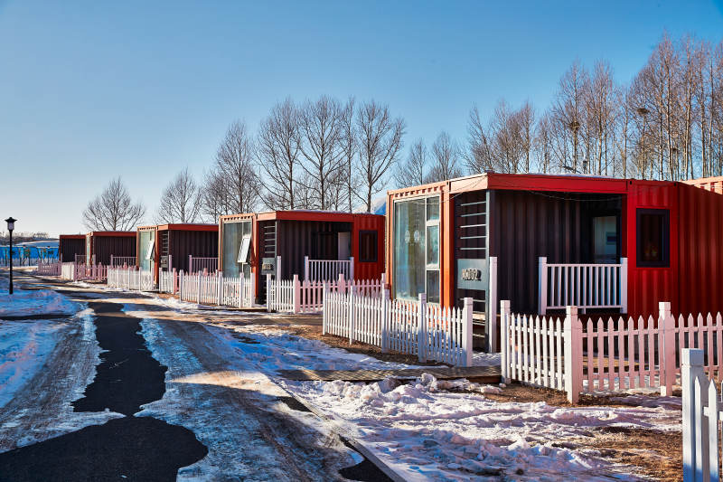 中国河北张家口沽源县库伦淖景区集装箱酒店公寓