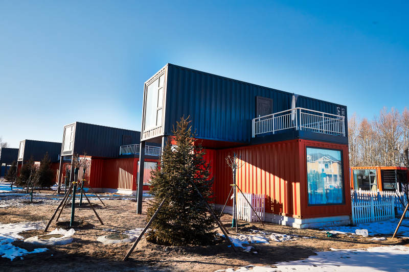 中国河北张家口沽源县库伦淖景区集装箱酒店公寓