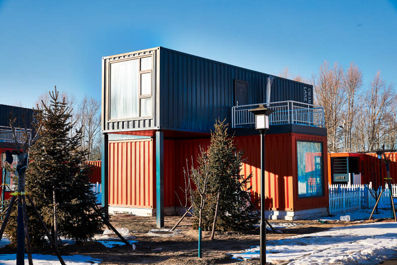 中国河北张家口沽源县库伦淖景区集装箱酒店公寓