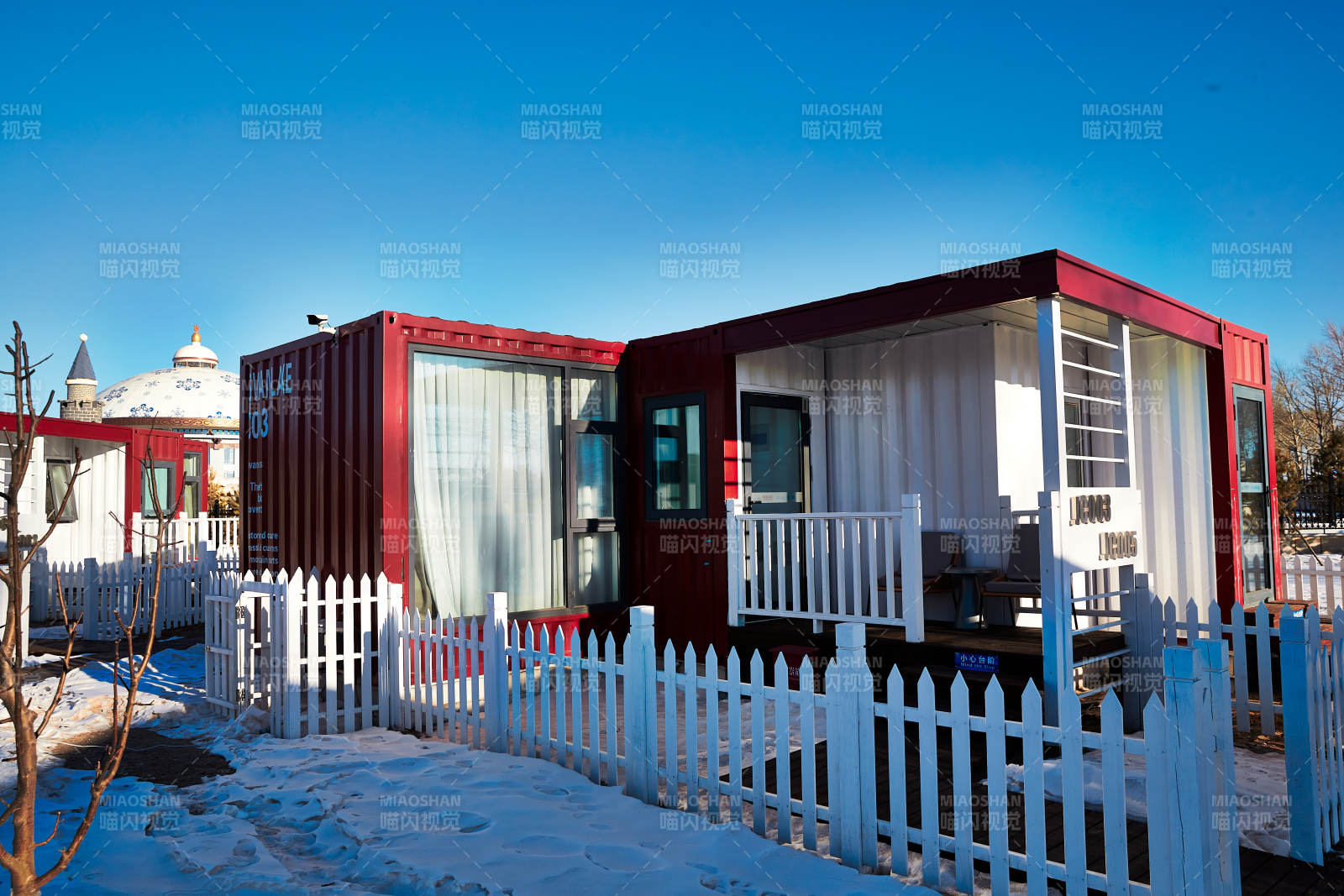 中国河北张家口沽源县库伦淖景区集装箱酒店公寓