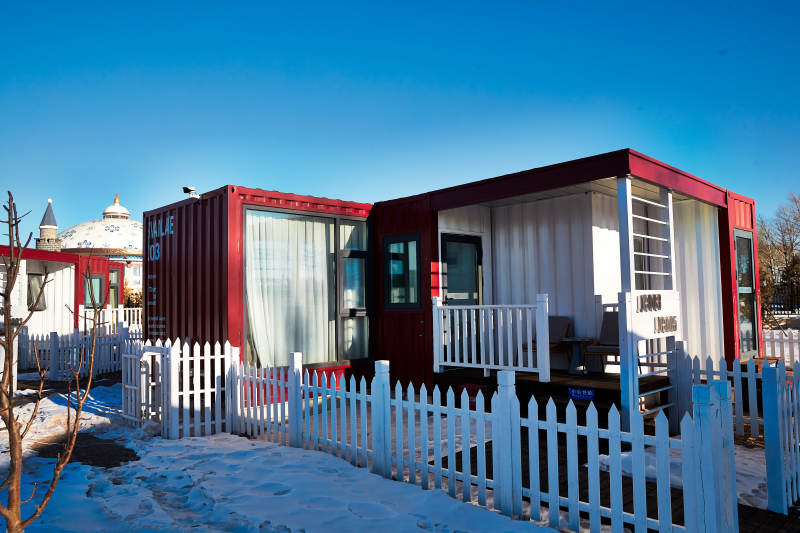 中国河北张家口沽源县库伦淖景区集装箱酒店公寓