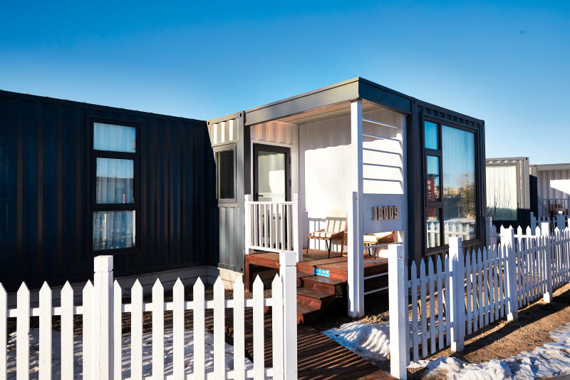 中国河北张家口沽源县库伦淖景区集装箱酒店公寓