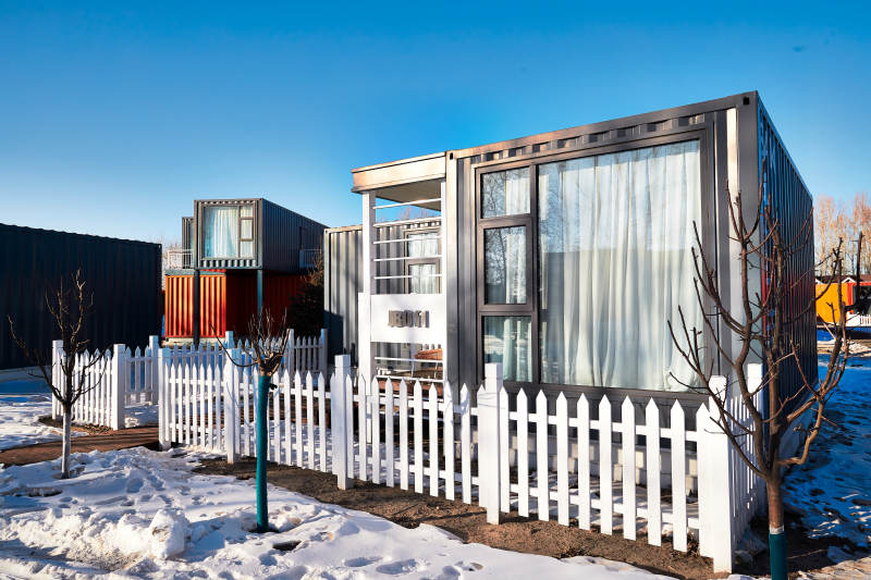 中国河北张家口沽源县库伦淖景区集装箱酒店公寓