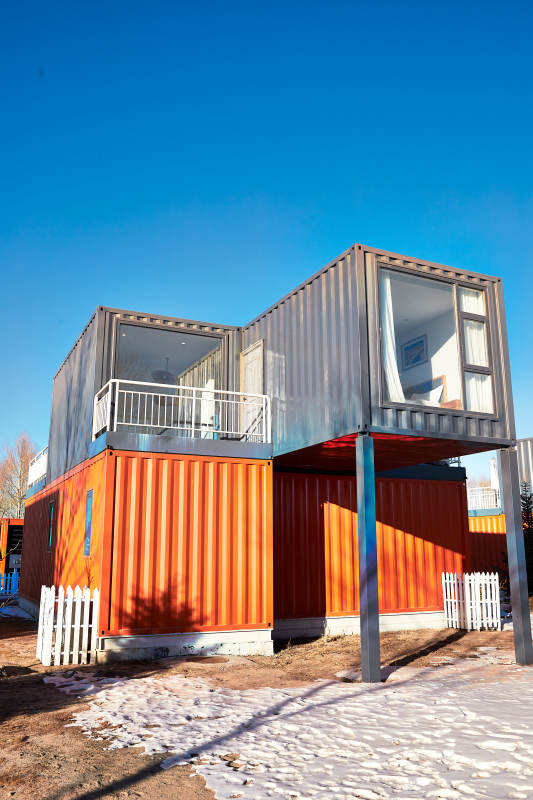 中国河北张家口沽源县库伦淖景区集装箱酒店公寓