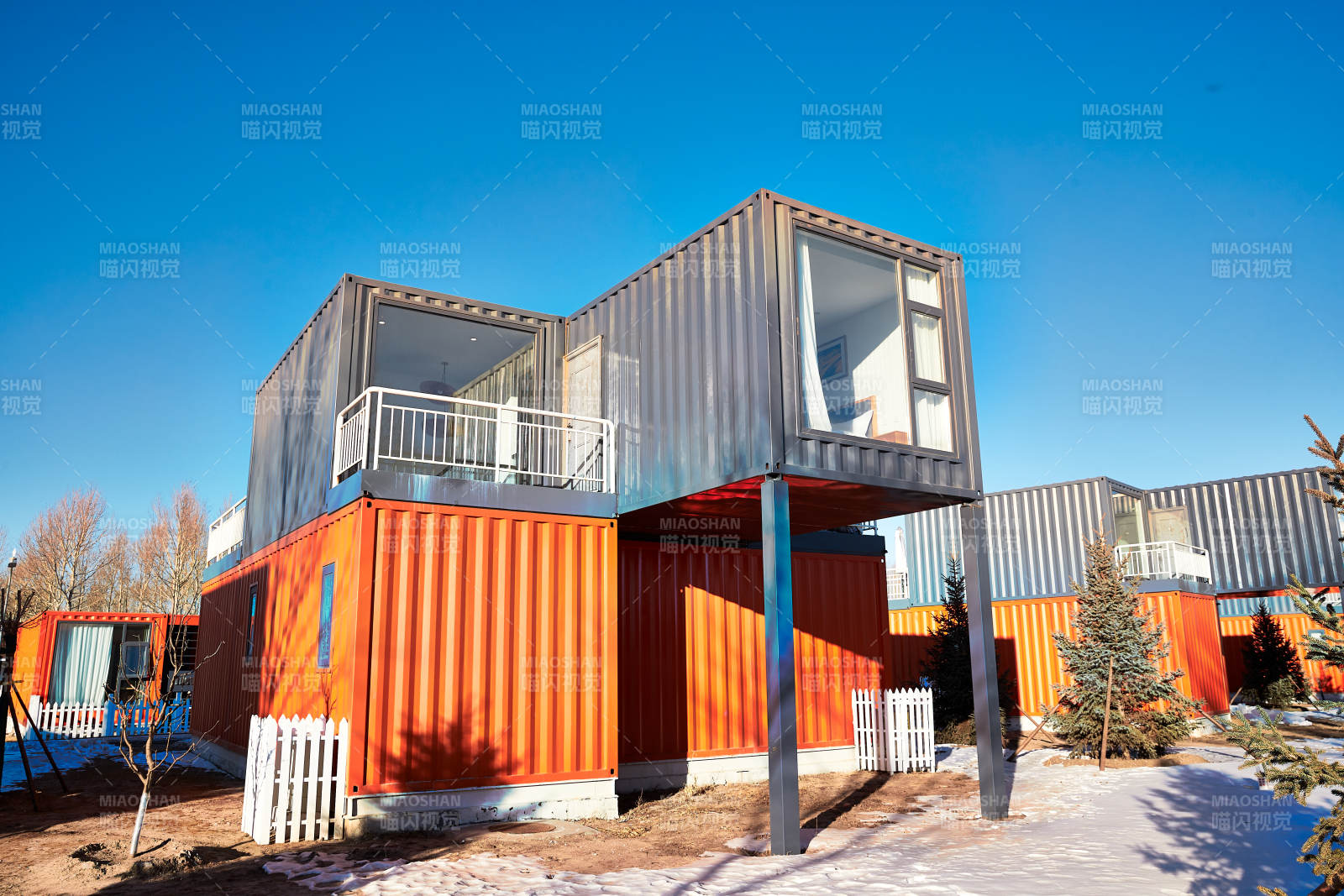 中国河北张家口沽源县库伦淖景区集装箱酒店公寓