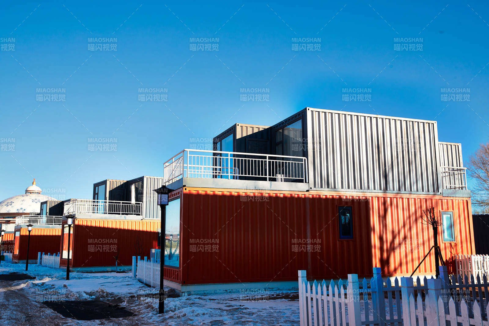 中国河北张家口沽源县库伦淖景区集装箱酒店公寓