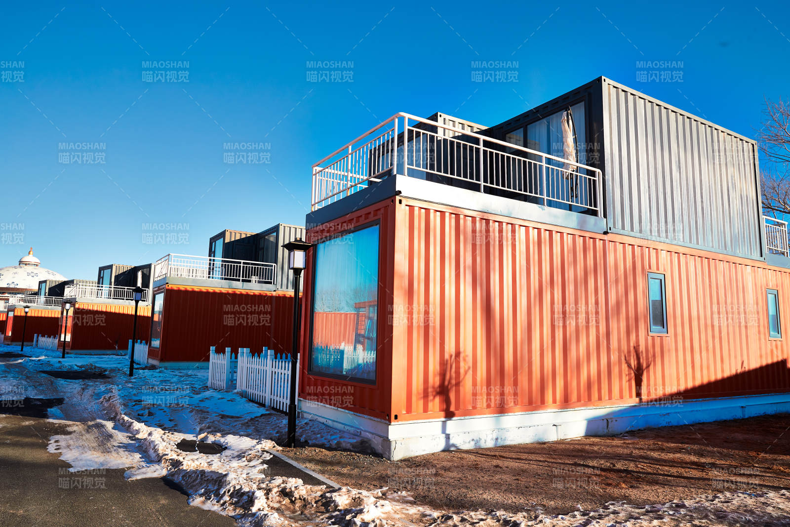 中国河北张家口沽源县库伦淖景区集装箱酒店公寓