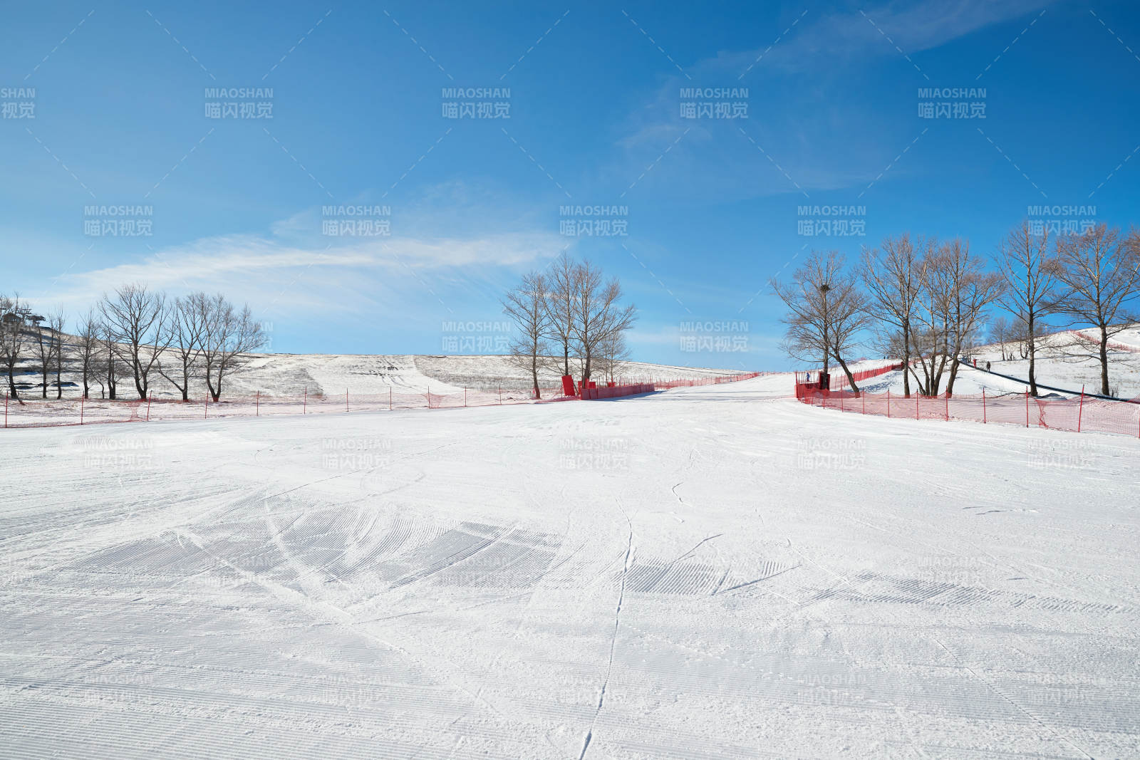 中国河北省沽源县库伦淖滑雪场