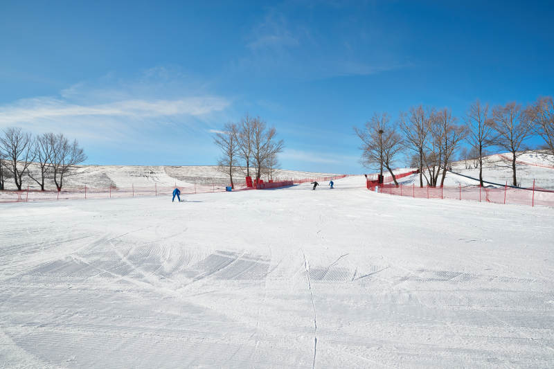 中国河北省沽源县库伦淖滑雪场