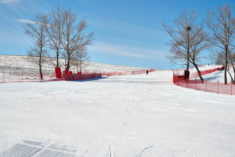 中国河北省沽源县库伦淖滑雪场