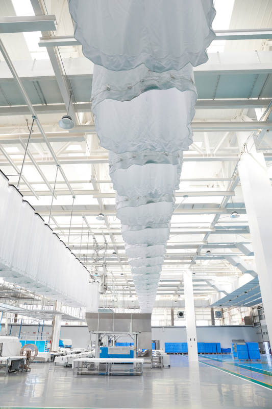 大型洗涤工厂内部