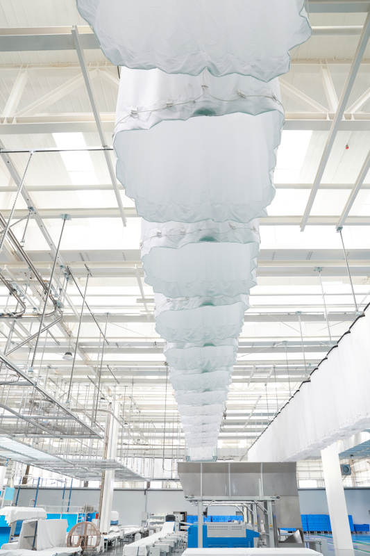 大型洗涤工厂内部