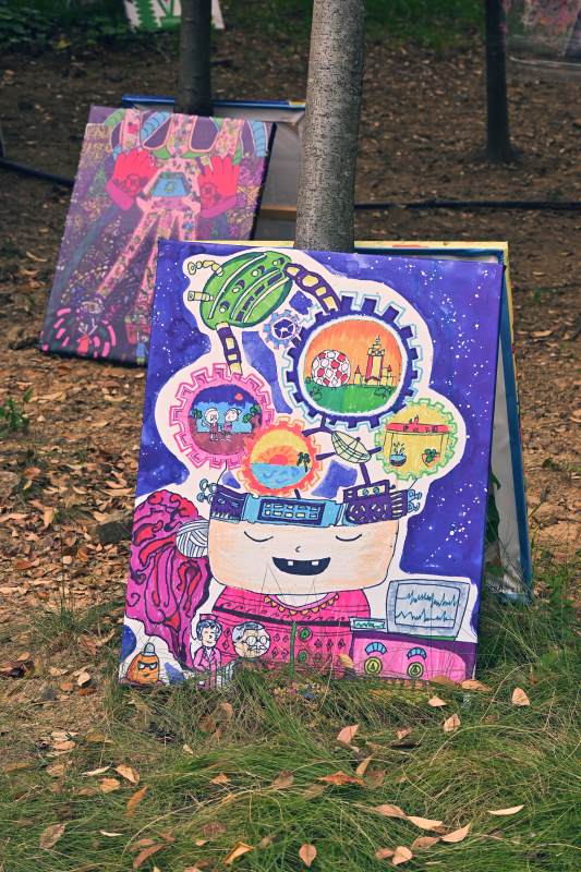 梦幻机械童趣画