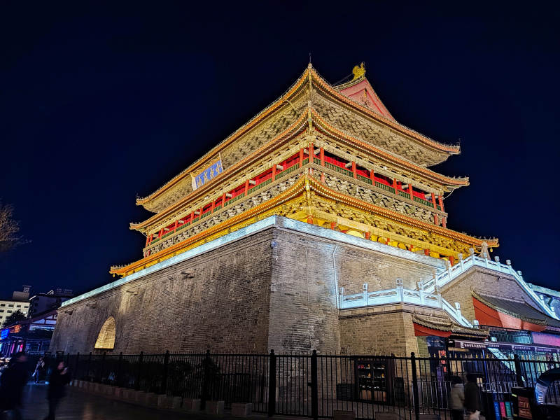 西安钟楼夜景