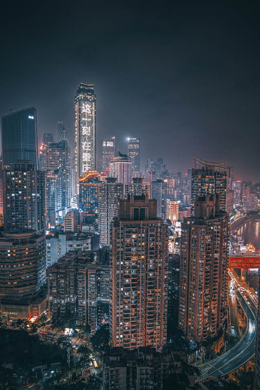 重庆夜景璀璨