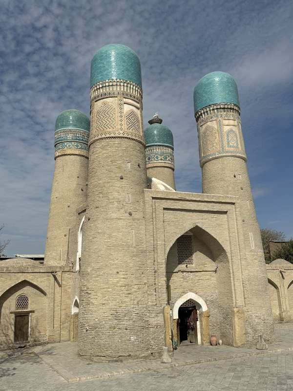 乌兹别克斯坦 蓝顶古塔建筑