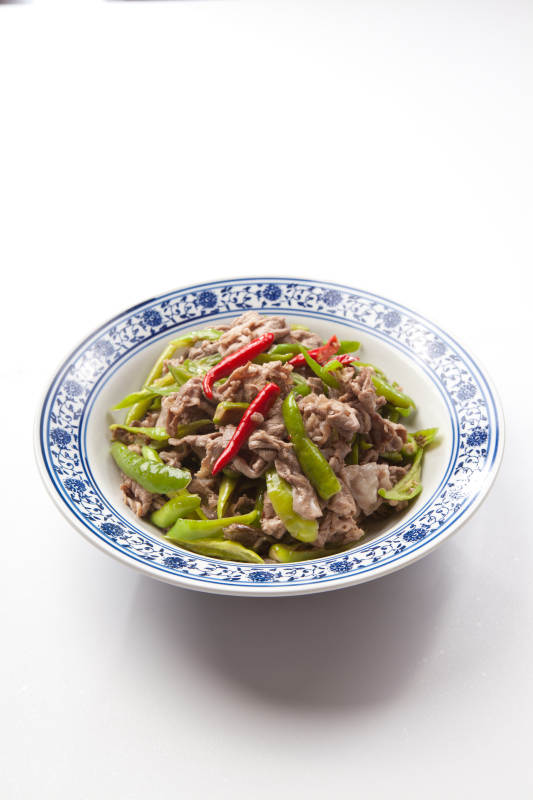 杭椒炒肥牛