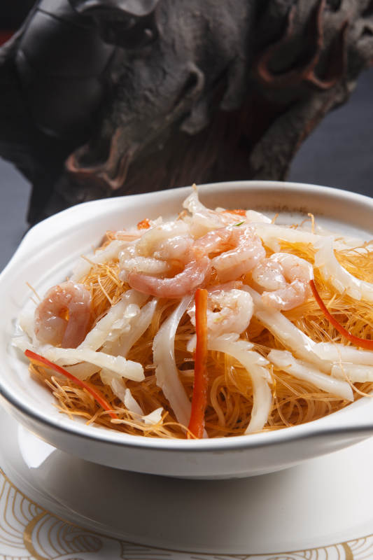 虾翅干捞粉丝-摄影图