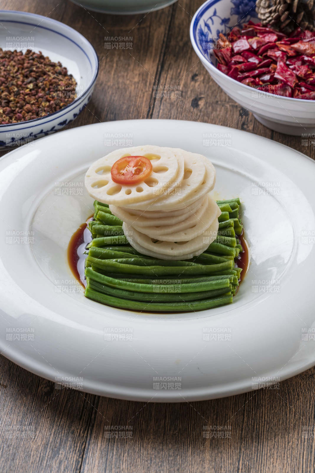 澆汁醋腌豇豆藕片