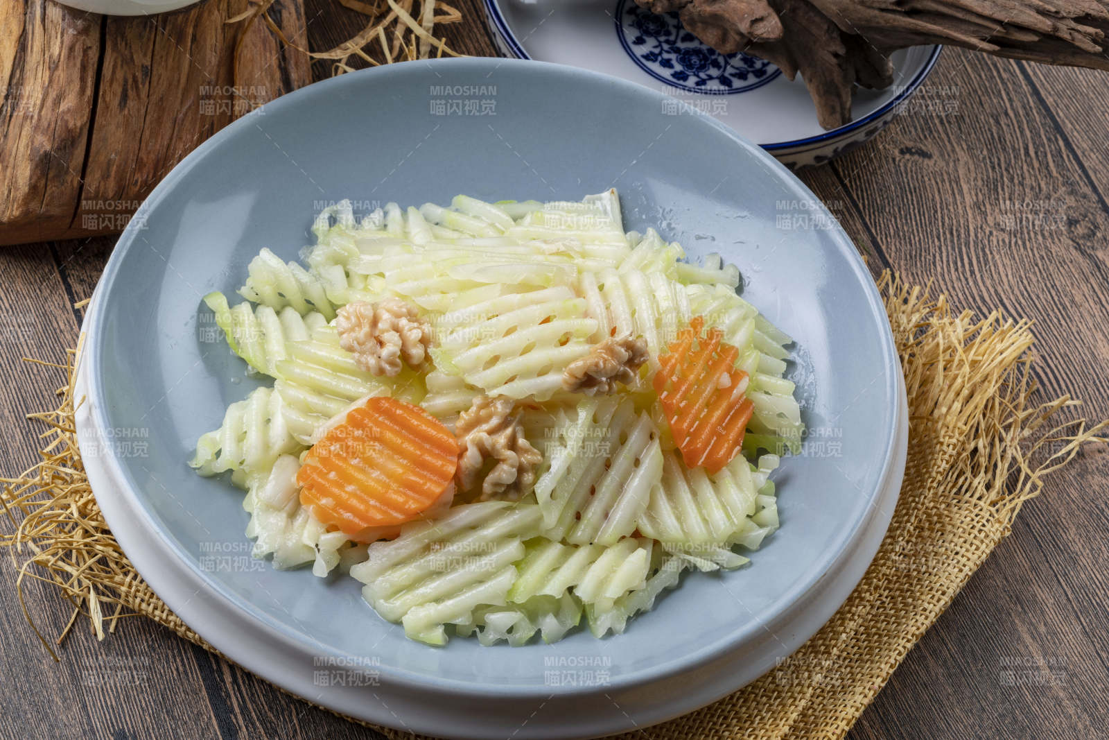 凉拌素三样图片