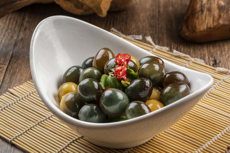 美味凉菜小皮蛋松花鹌鹑蛋