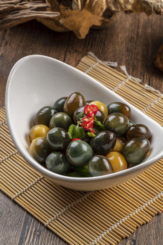 美味凉菜小皮蛋松花鹌鹑蛋