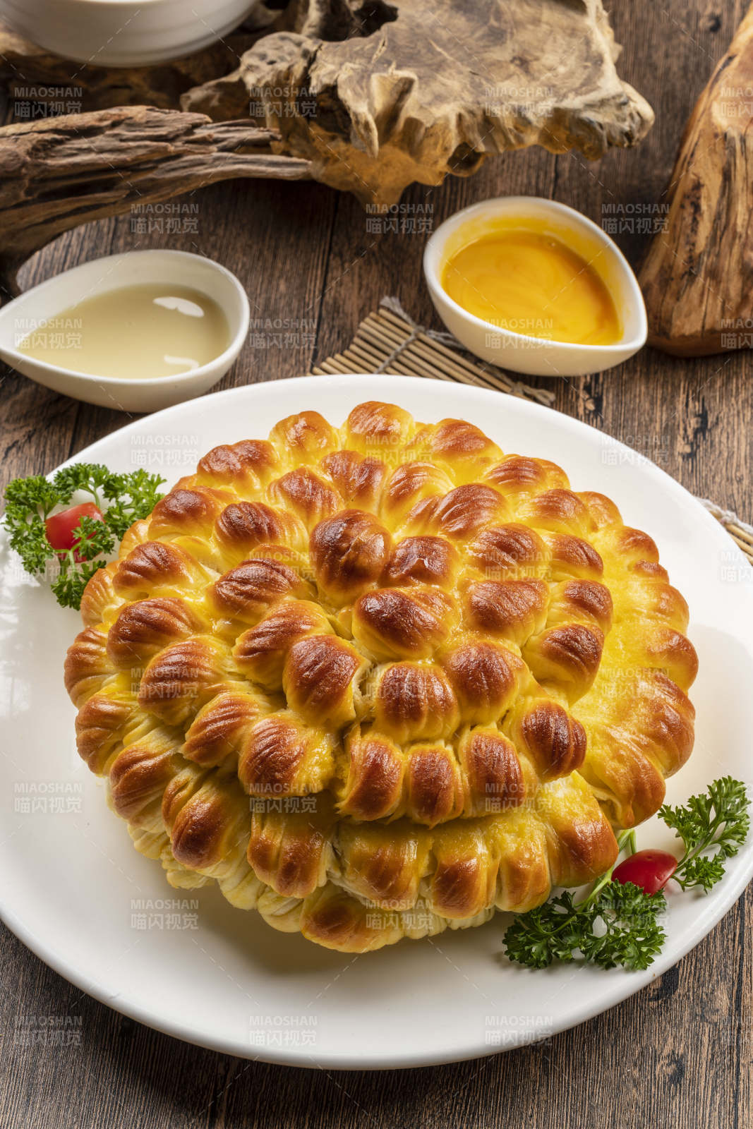 花开富贵烤花卷