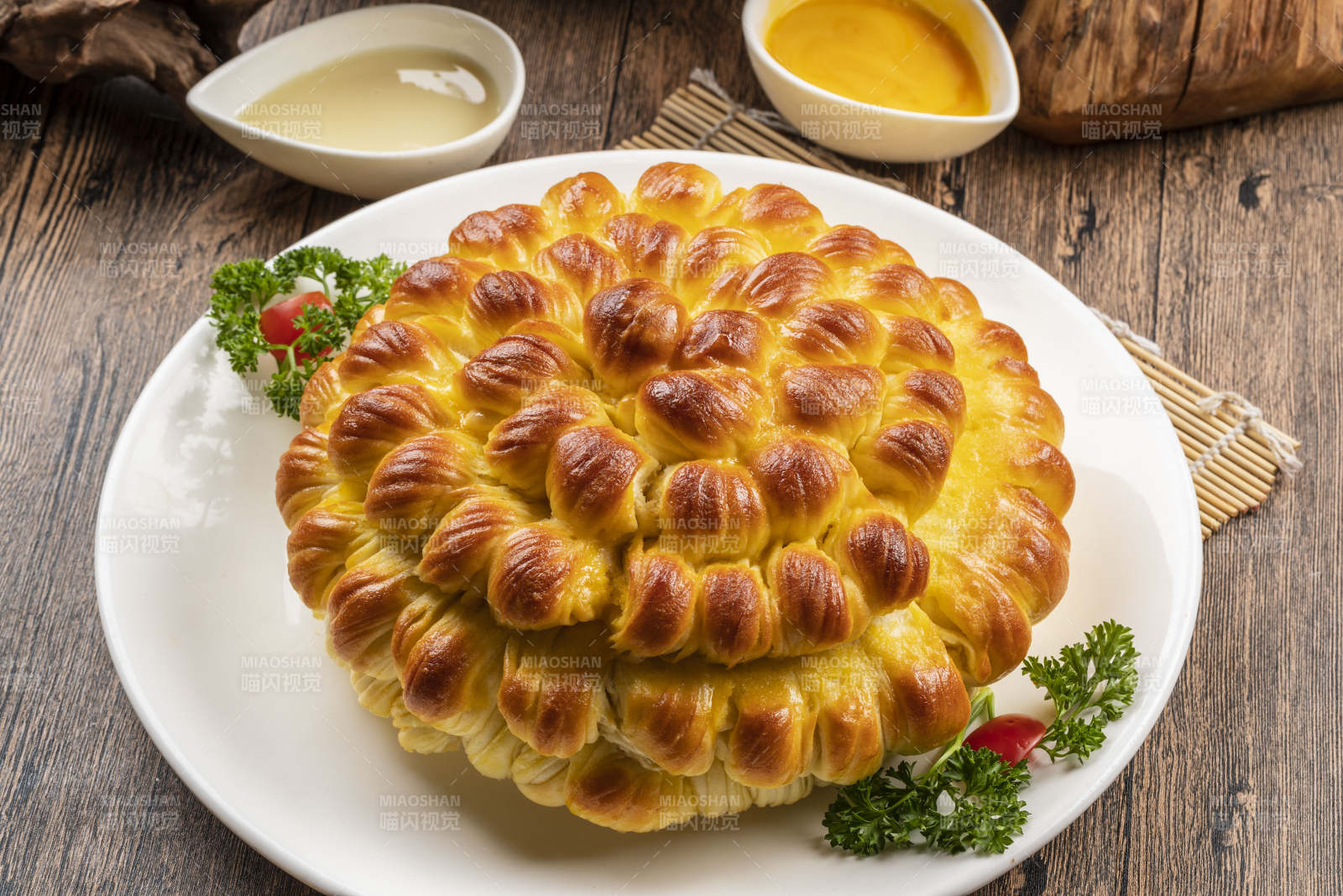 花开富贵烤花卷